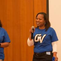 Image of Tanisha and Dr. G giving more opening remarks